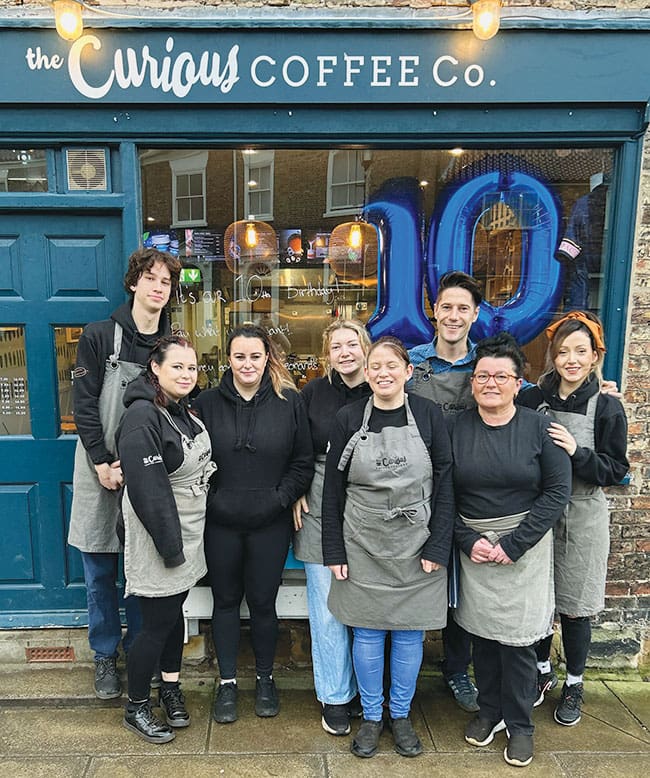 Charity event at Curious Coffee